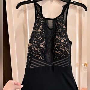 Black Lace Gown